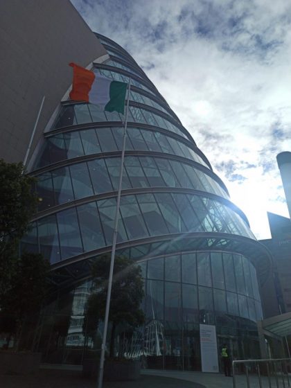 Historic sitting of Dáil Éireann in the Convention Centre